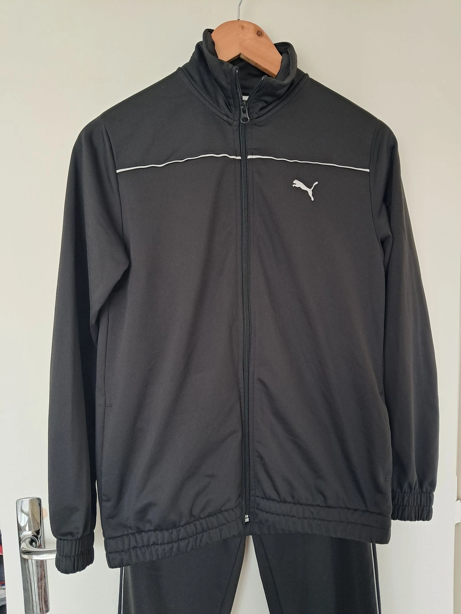 Conjunto de moletom Puma preto 13-14 anos – photo 2